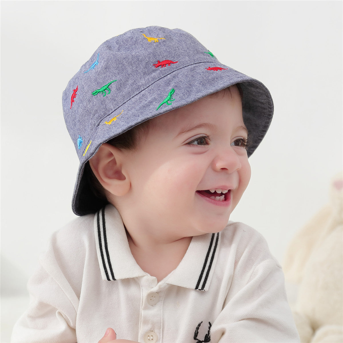 Cartoon Embroidered Little Dinosaur Children's Hat