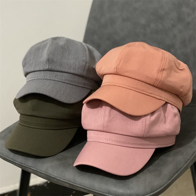 Spring And Autumn Retro Versatile For Short Hair Hat