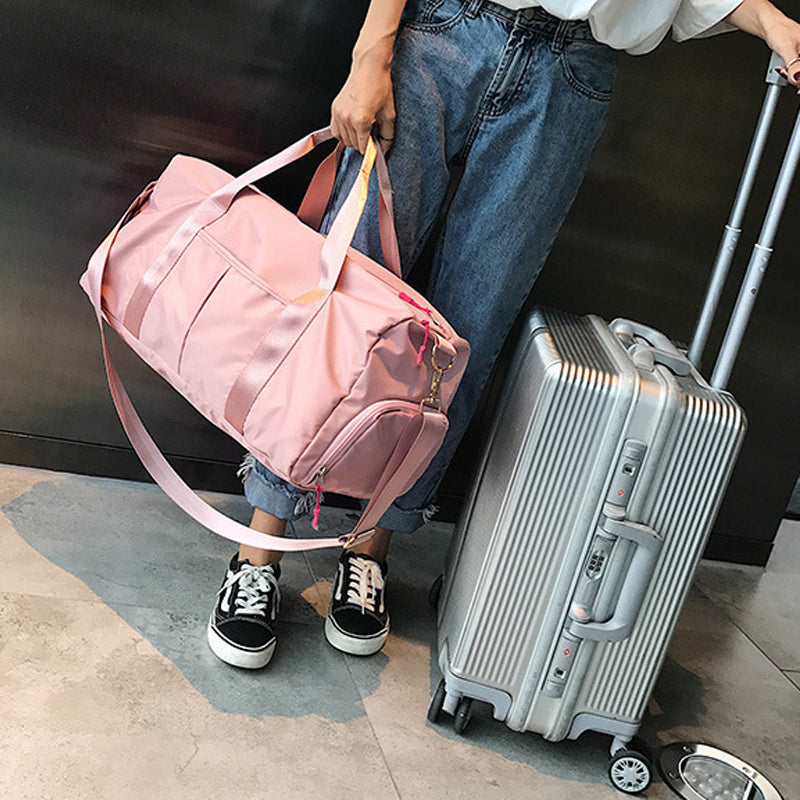 Dry and Wet Separate Travel Bag With Shoe Position For Yoga and Training