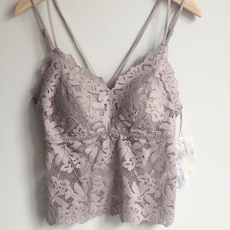 Lace Sexy Back Camisole Bra