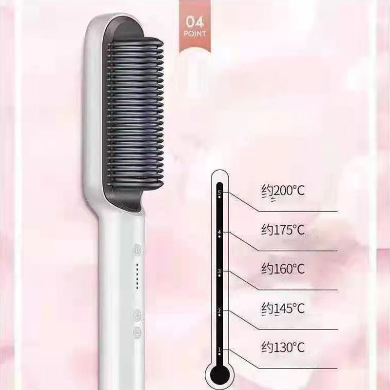 Electric Hair Comb Splint For Straightening and Rolling