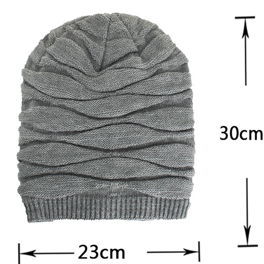 Winter Warm Diamond Knitted Hat For Outdoor