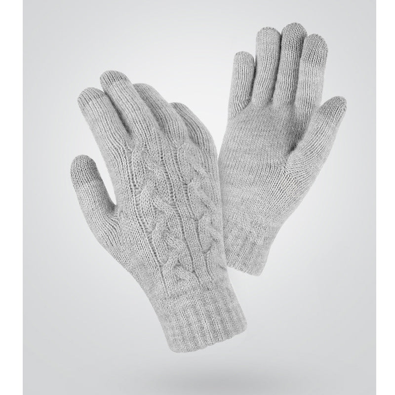Fleece Touchscreen Outdoor Anti-slip Warm Gloves