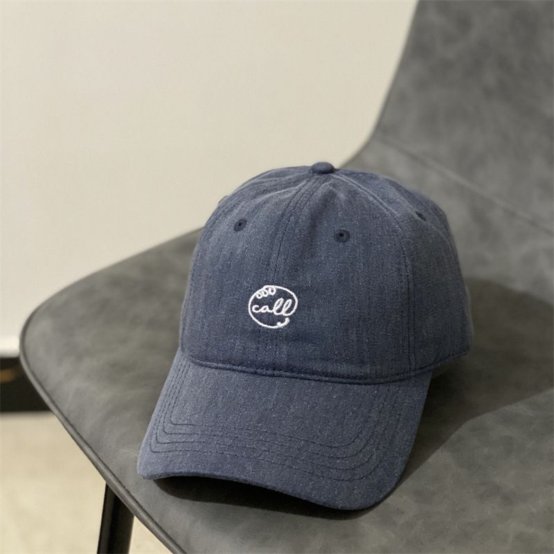 Small Letter Embroidered Softtop Baseball Cap