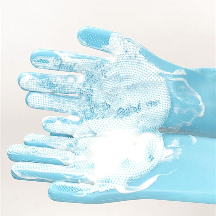 185g Thick Silicone Pet Bath Gloves