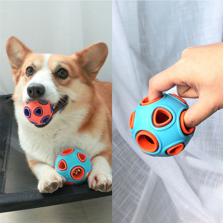 Pet Toys Anti-Bite Molar Interactive Training Bell Ball