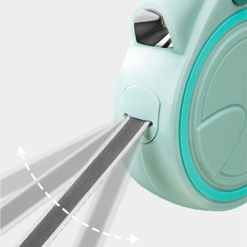 Automatic Retractable Dog Leash With Light