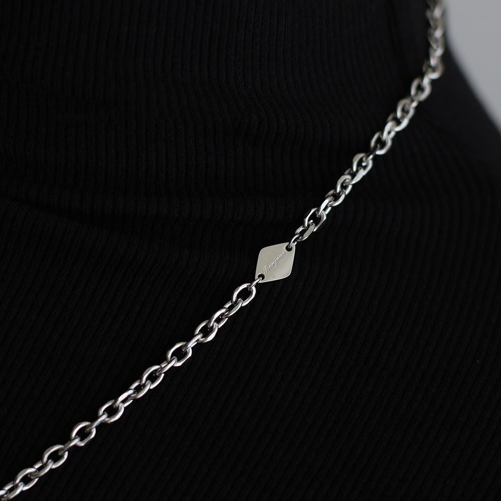 Ziibras™ Match Ball Retro Titanium Steel Necklace