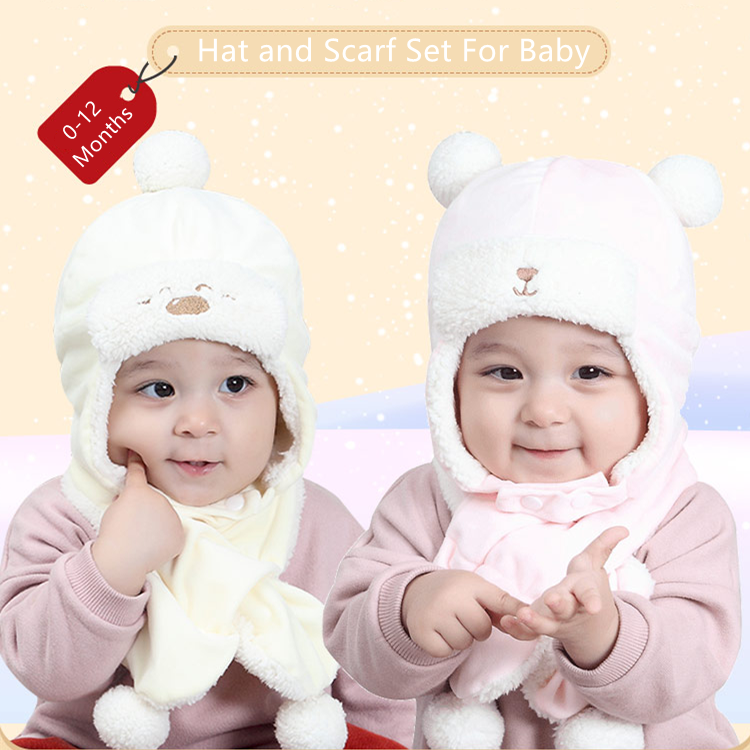 Hat and Scarf Set For Baby