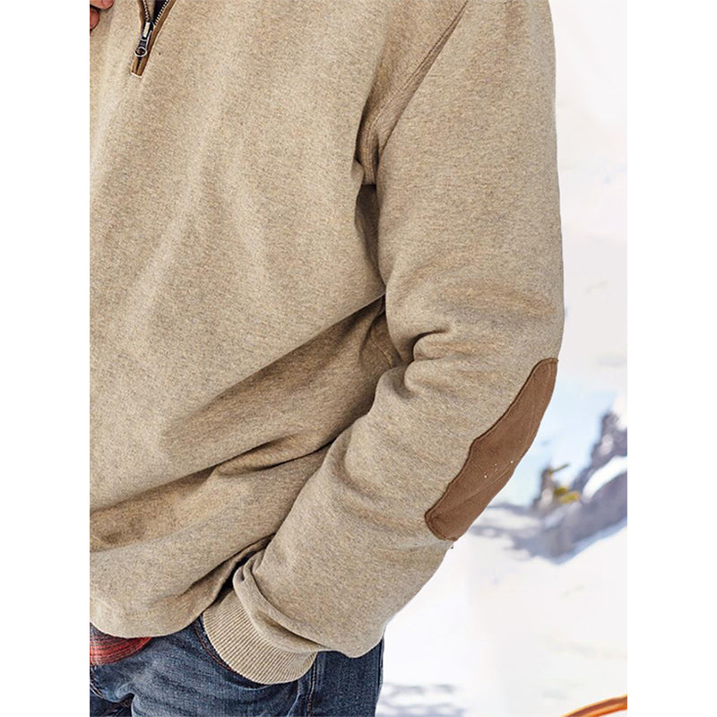 Casual Long Sleeve Stand Collar Sweatshirts