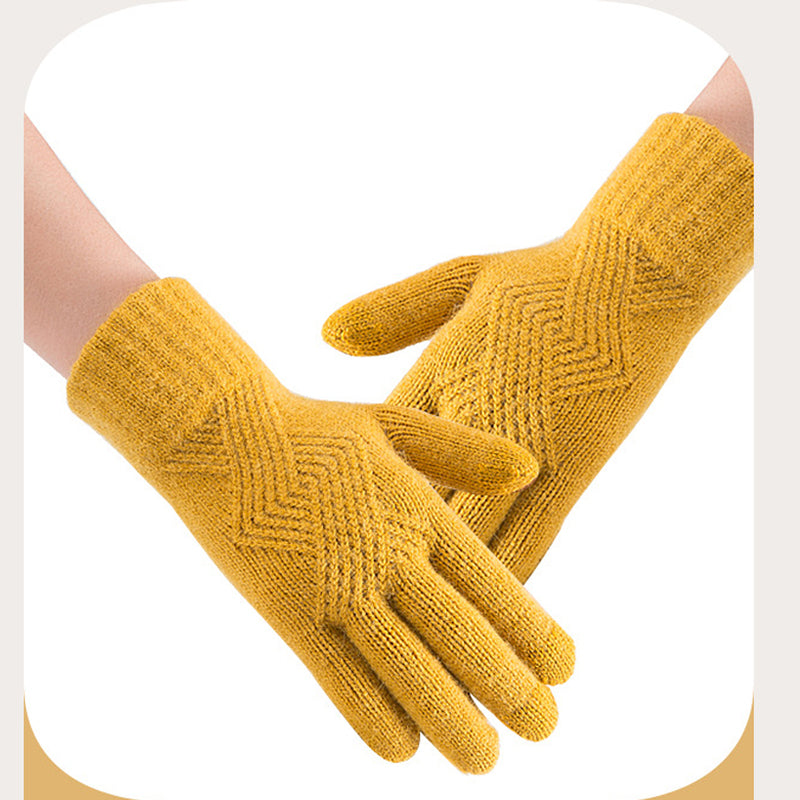 Winter Knitted Windproof Touchscreen Warm Gloves