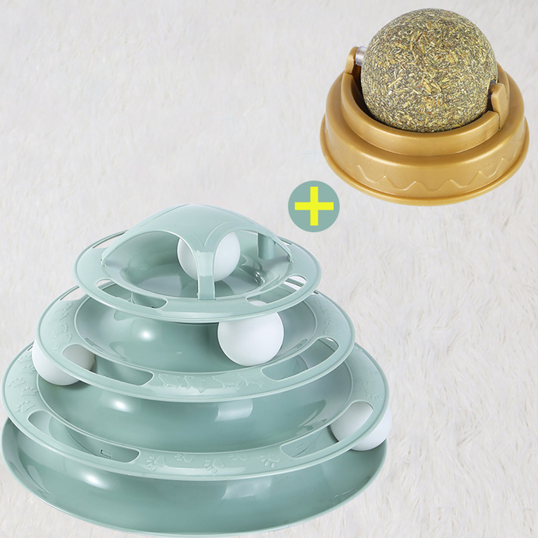 Cat Toys Turntable Ball Funny Cat Artifact