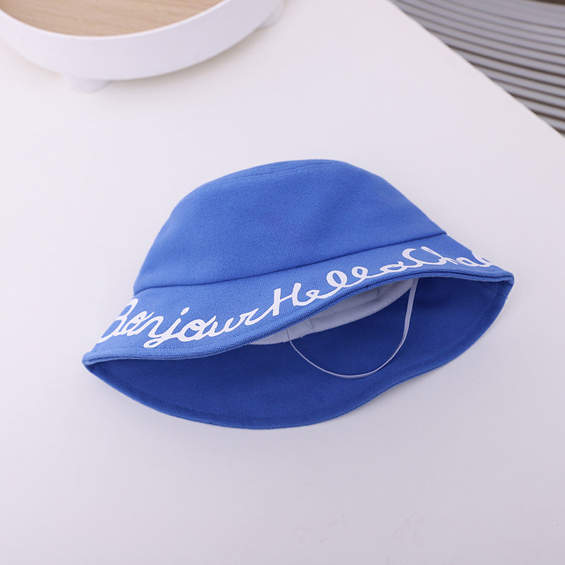 Solid Color Embroidered Letter Visor Hat Versatile Travel Hat