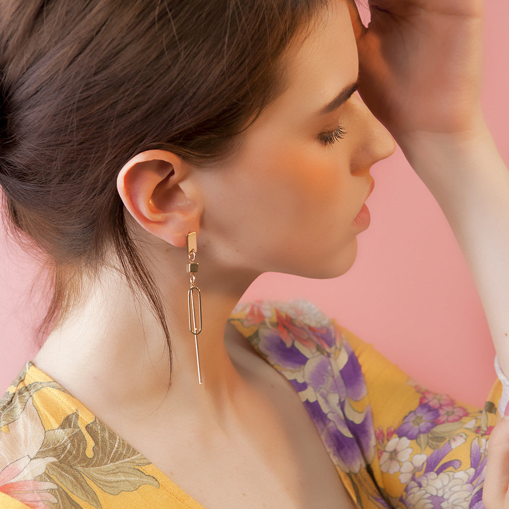 Elegant Simple Square Earrings