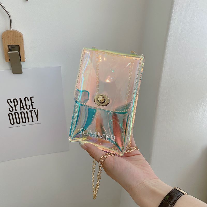 Transparent Laser Shoulder Bag