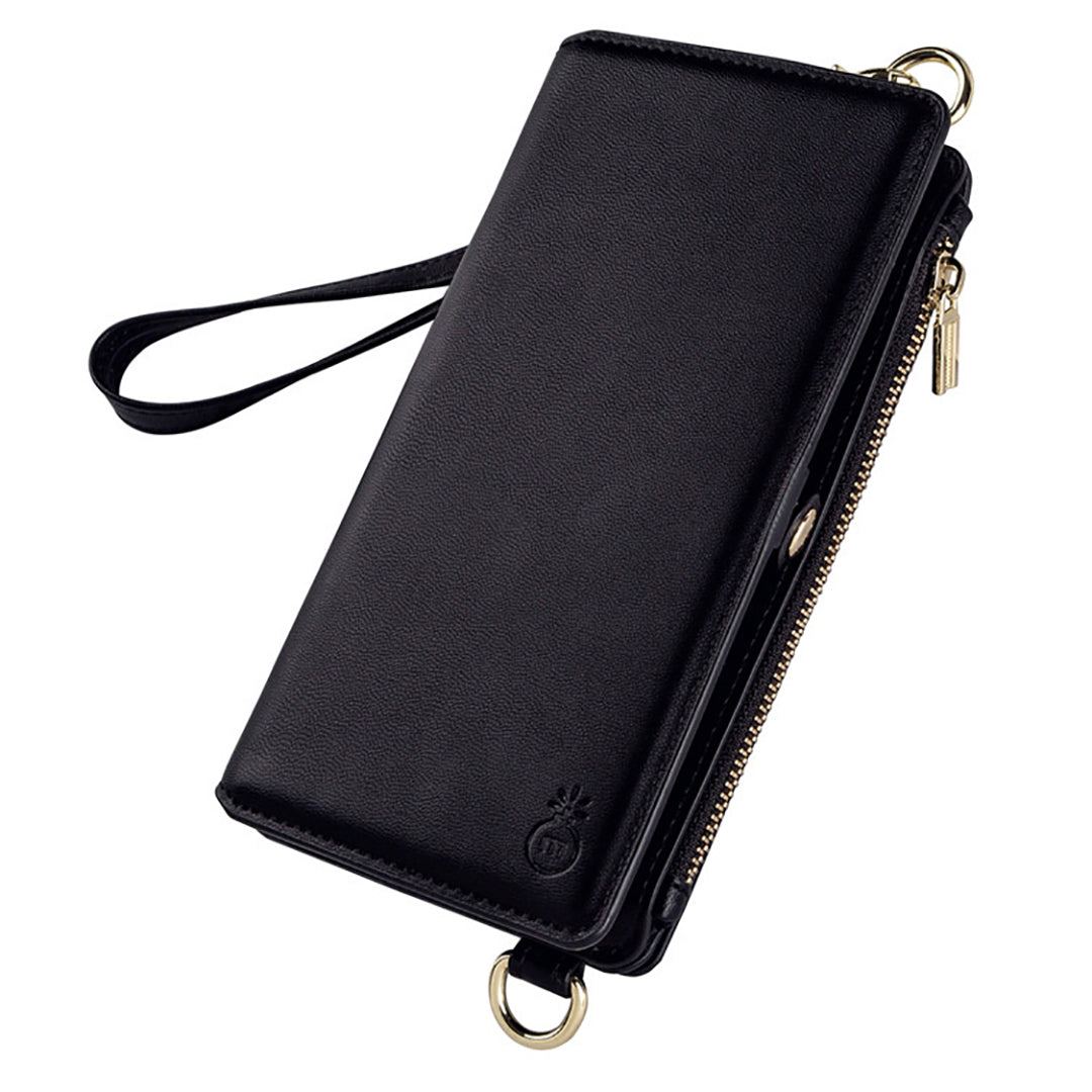 Multicunctional Solid Color Backpack & Wallet for iPhone 13 &12