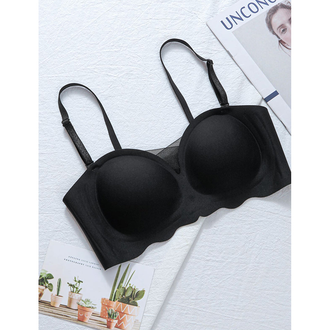 Strapless Sexy Back Mesh Bra