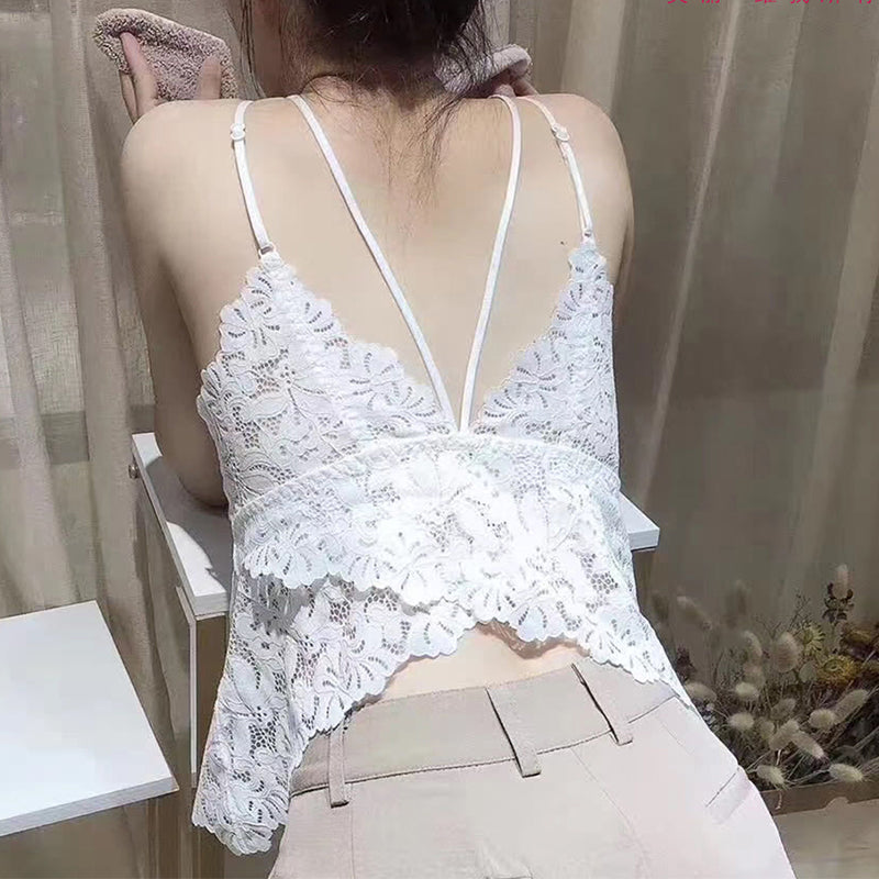 Lace Sexy Back Camisole Bra