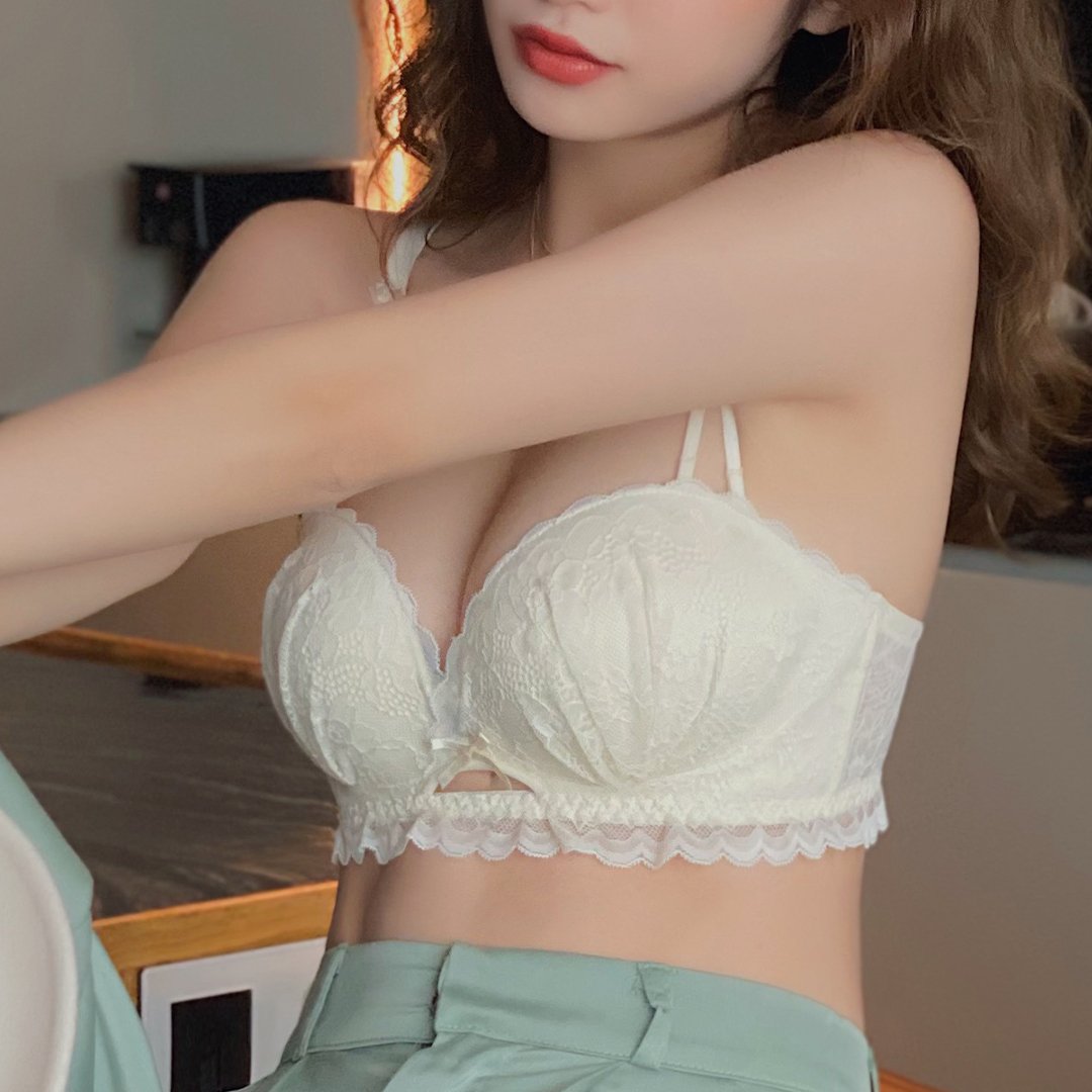 Ziibras™ Sexy Lace Flowers Push Up Bra