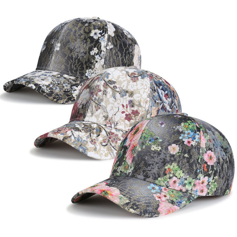 Versatile Floral Patterned Cap