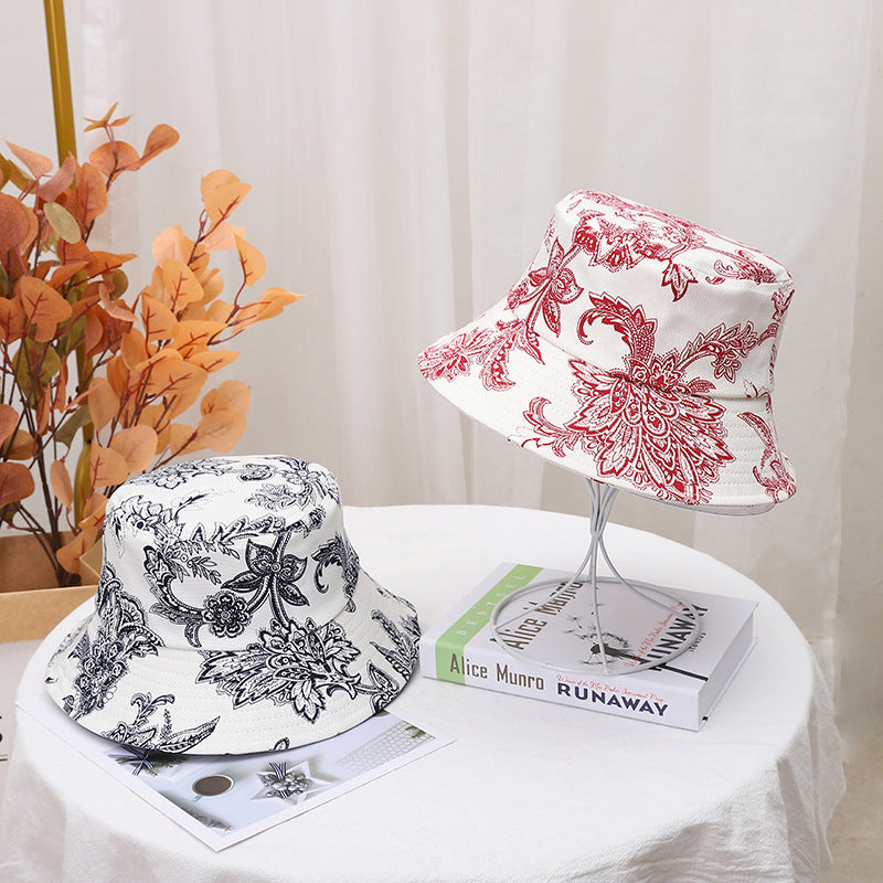 Fashion Print Sun Protection Fisherman Hat