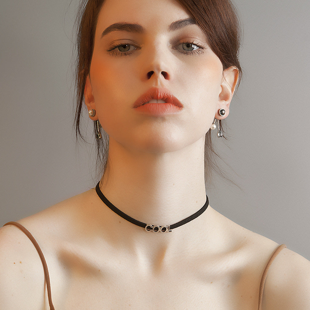 Alloy Forest Series Asymmetric Earrings