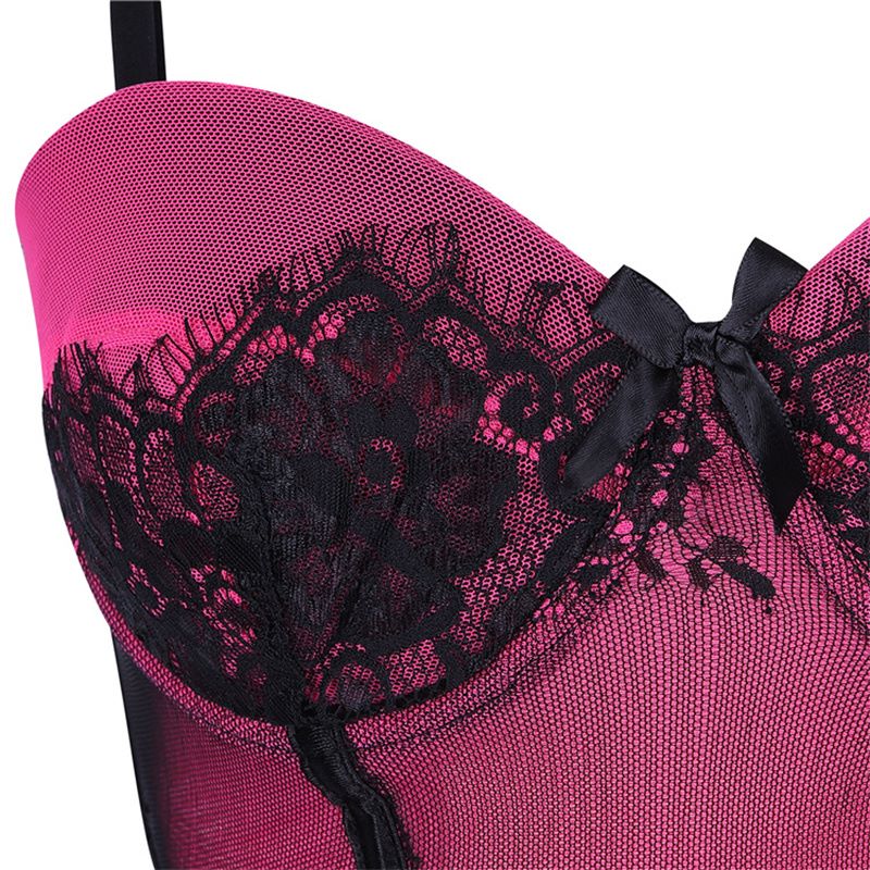 Wired Push Up Lace Corset