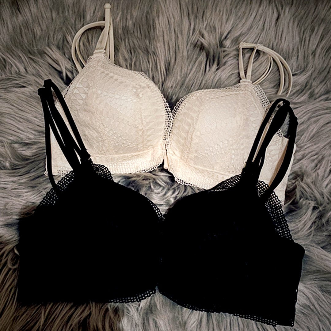 Ziibras™ Sexy Back Lace Front Closure Bra