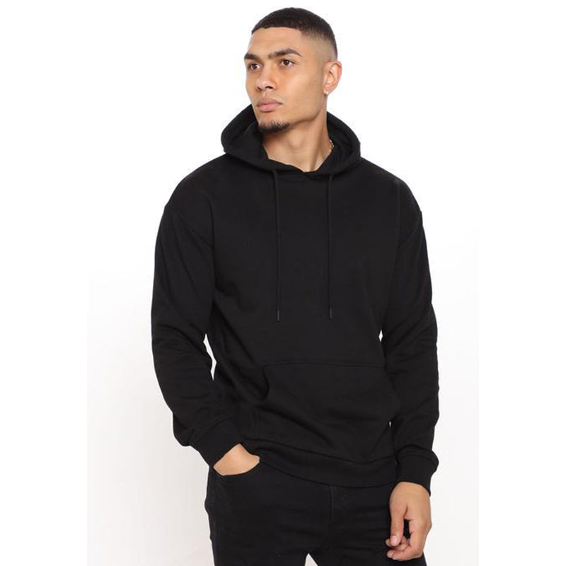 Men Long Sleeve Hooded Sweatshirt