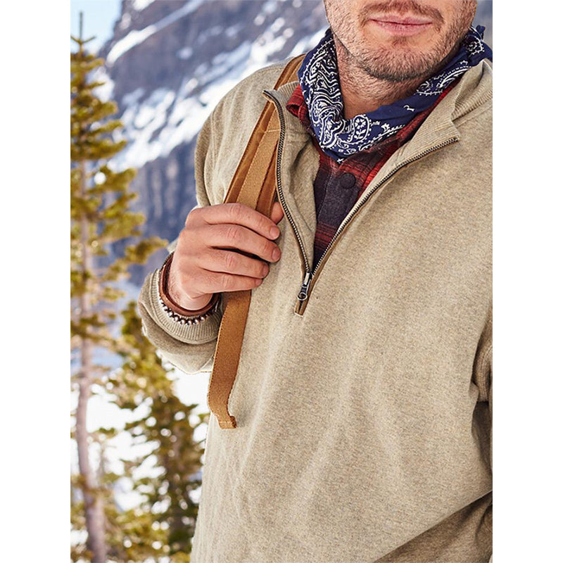 Casual Long Sleeve Stand Collar Sweatshirts