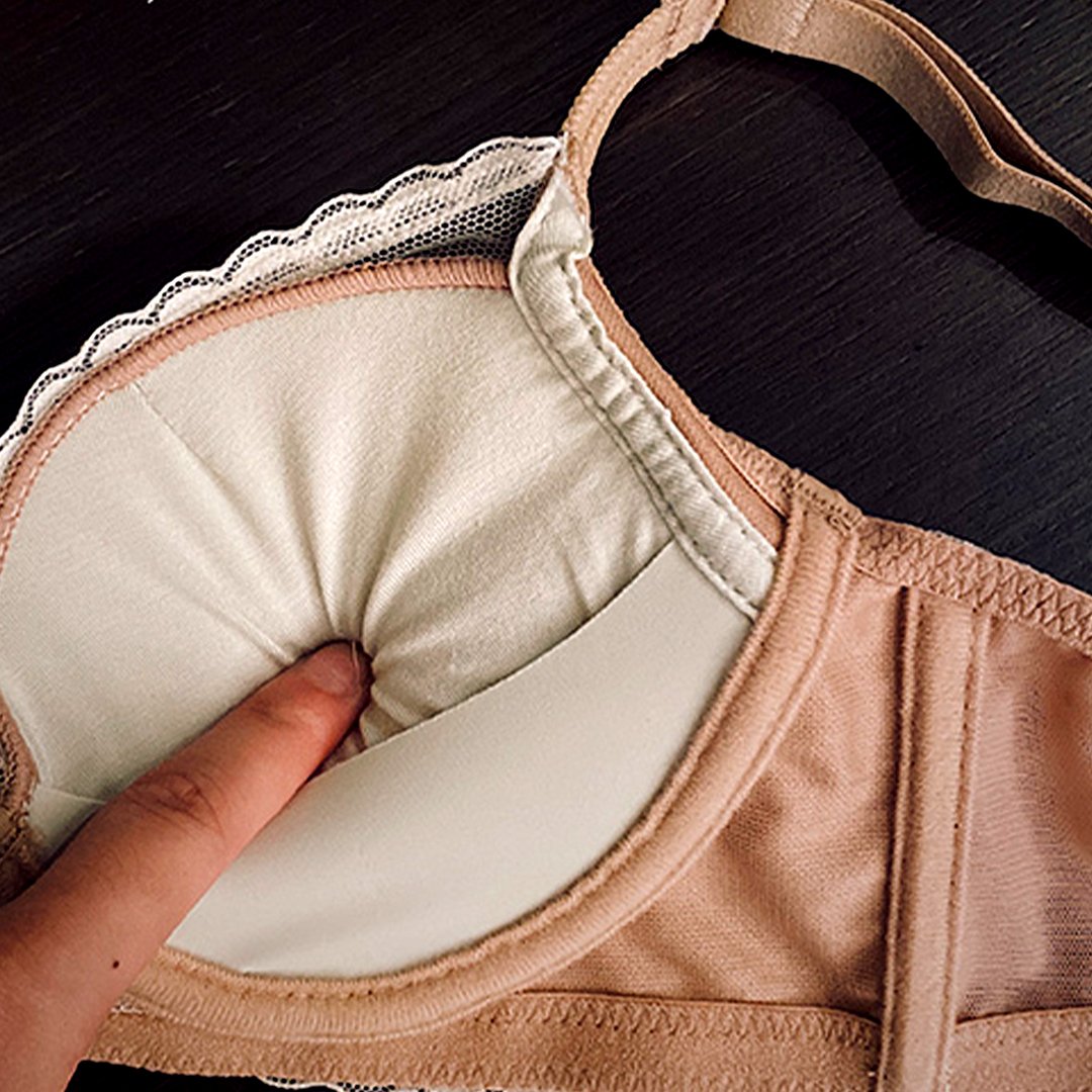 Ziibras™ Lace Embroidery Push Up Bra