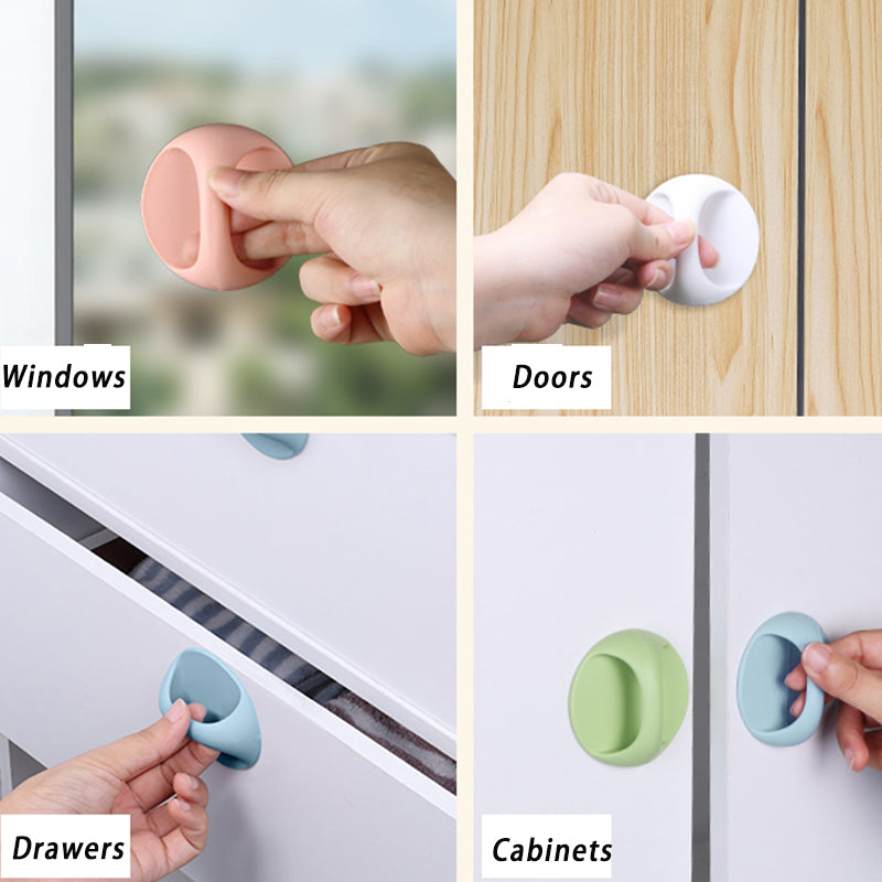ABS Sticky Handle For Doors and Drawers (5 PCS)