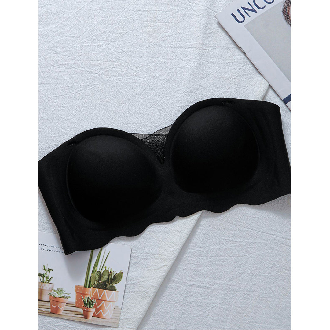 Strapless Sexy Back Mesh Bra