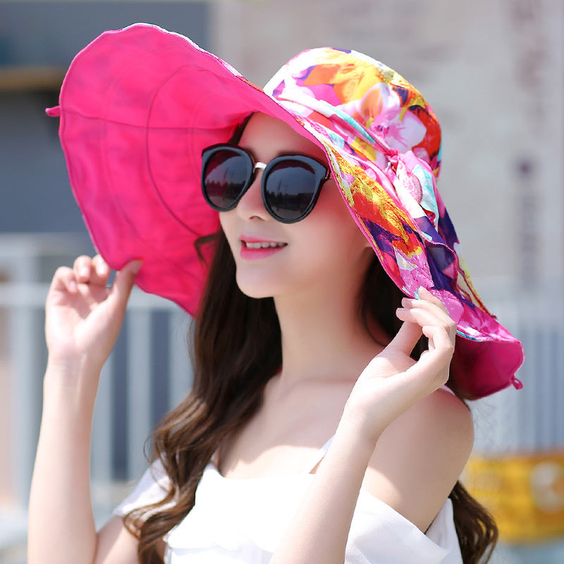 Uv protection sun hat for seaside vacation