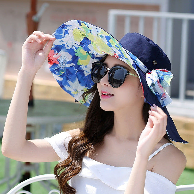 Uv protection sun hat for seaside vacation