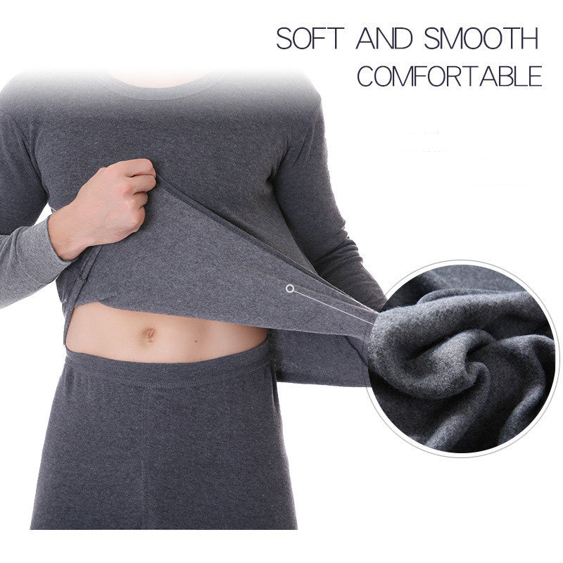Plus Fleece Thicken Men Thermal Underwear Suit