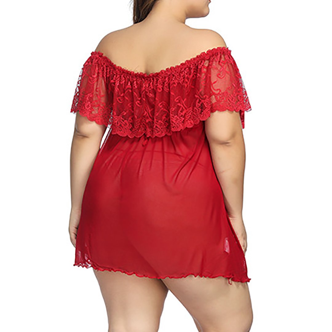 Sexy Lace Off-the -shoulder Lingerie