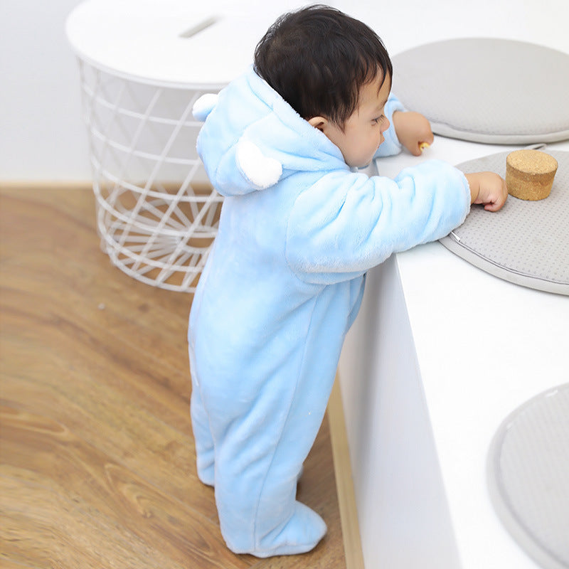 Baby's Thick Autumn And Winter Jumpsuit