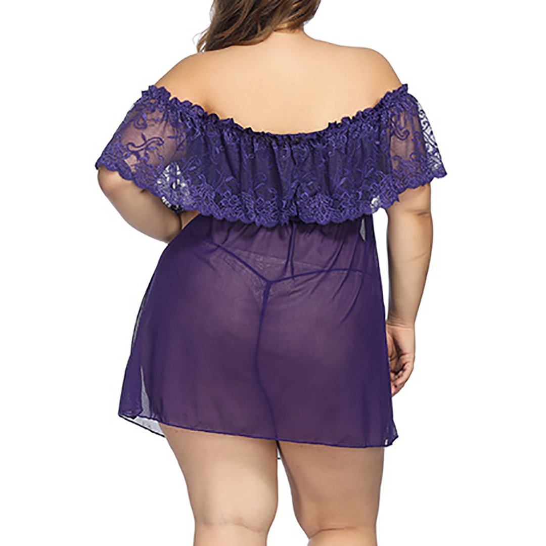 Sexy Lace Off-the -shoulder Lingerie