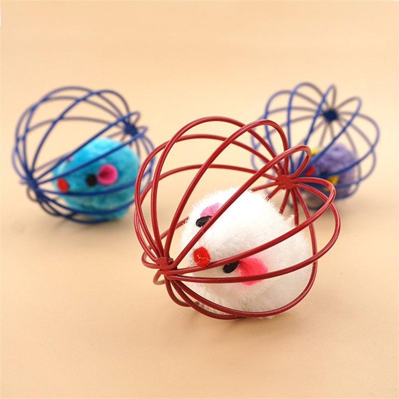 Cat Catch Ball Tickle Cat Simulation Mouse Cat Toy