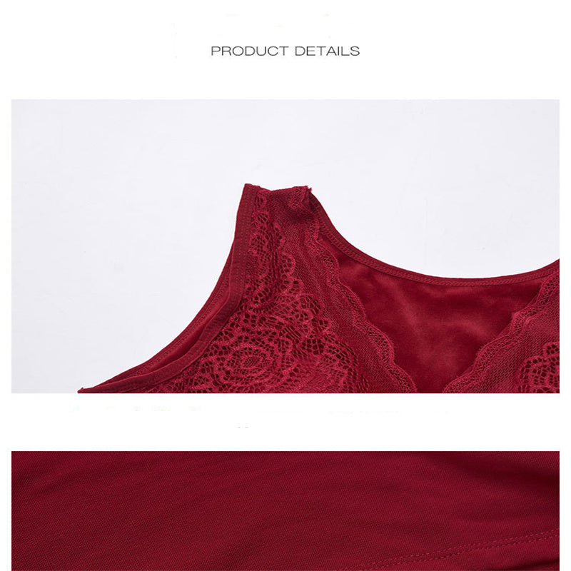 Thermal Underwear With Bra Thick Plus Velvet in Winter