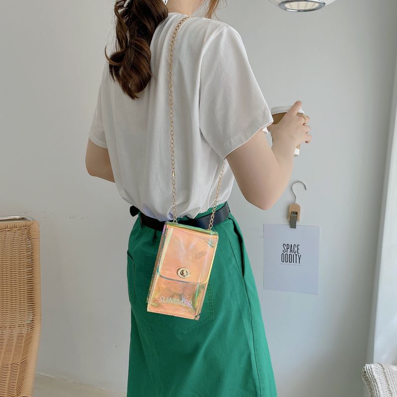 Transparent Laser Shoulder Bag