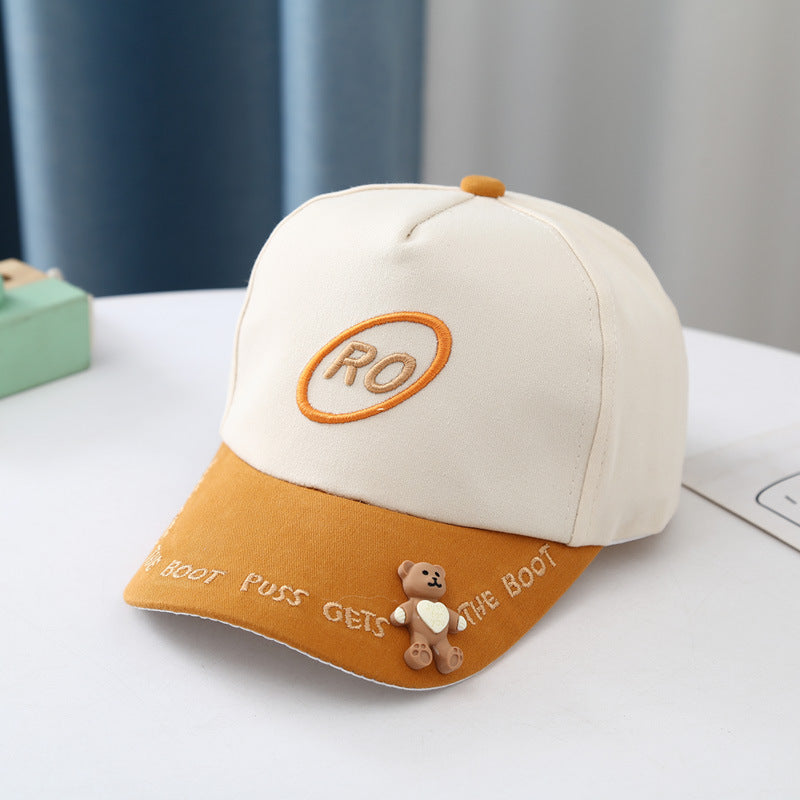 Bear Colorblock Children's Baseball Cap