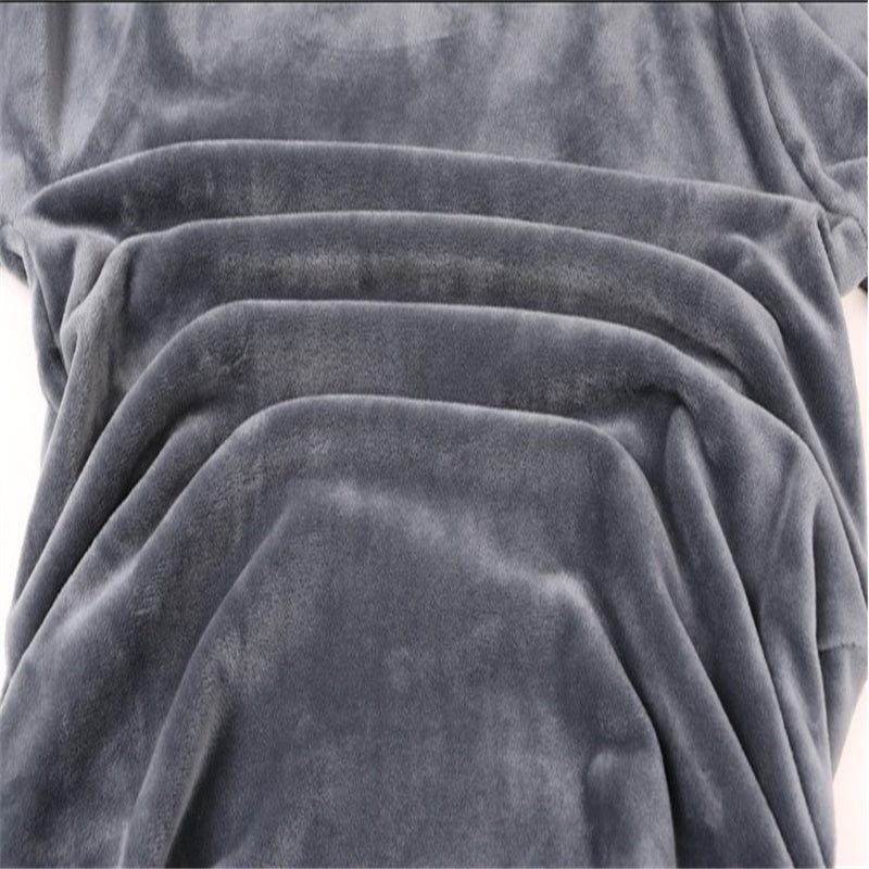 Thicken Plus Fleece Men Long Sleeve Thermal Underwear Set