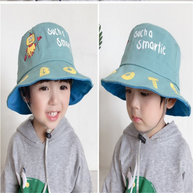 Spring And Autumn Thin Children Sunscreen Fisherman Hat