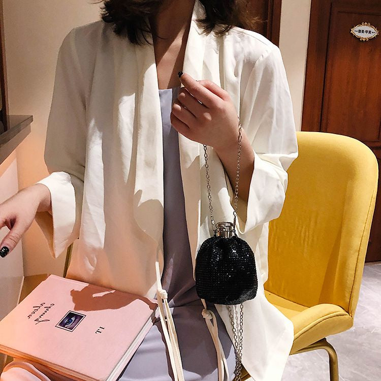 Sequin Small Chain Shoulder Bag