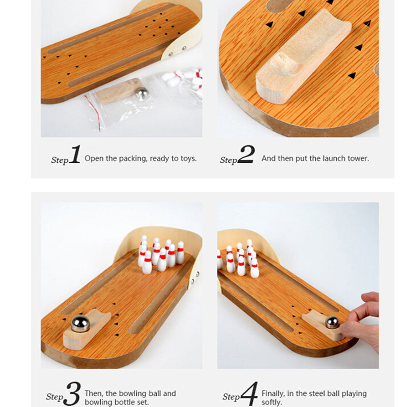 Mini Bowling Table Games  For Parent-Child