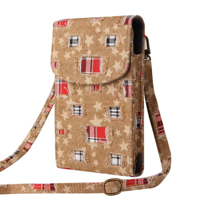 Portable Back Zipper Denim Coin Purse