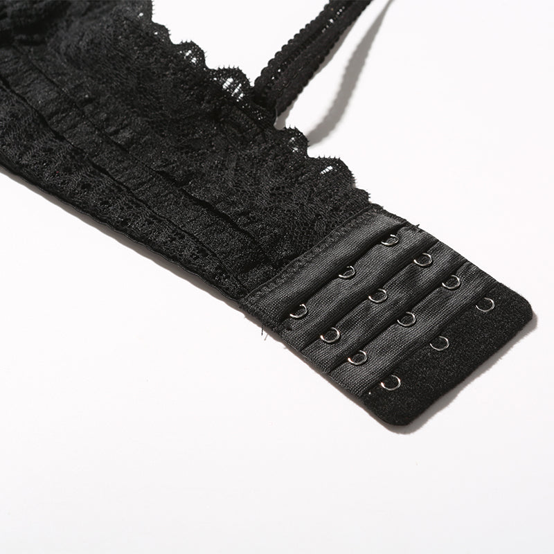 Lace Push-Up Wide Wing Bra