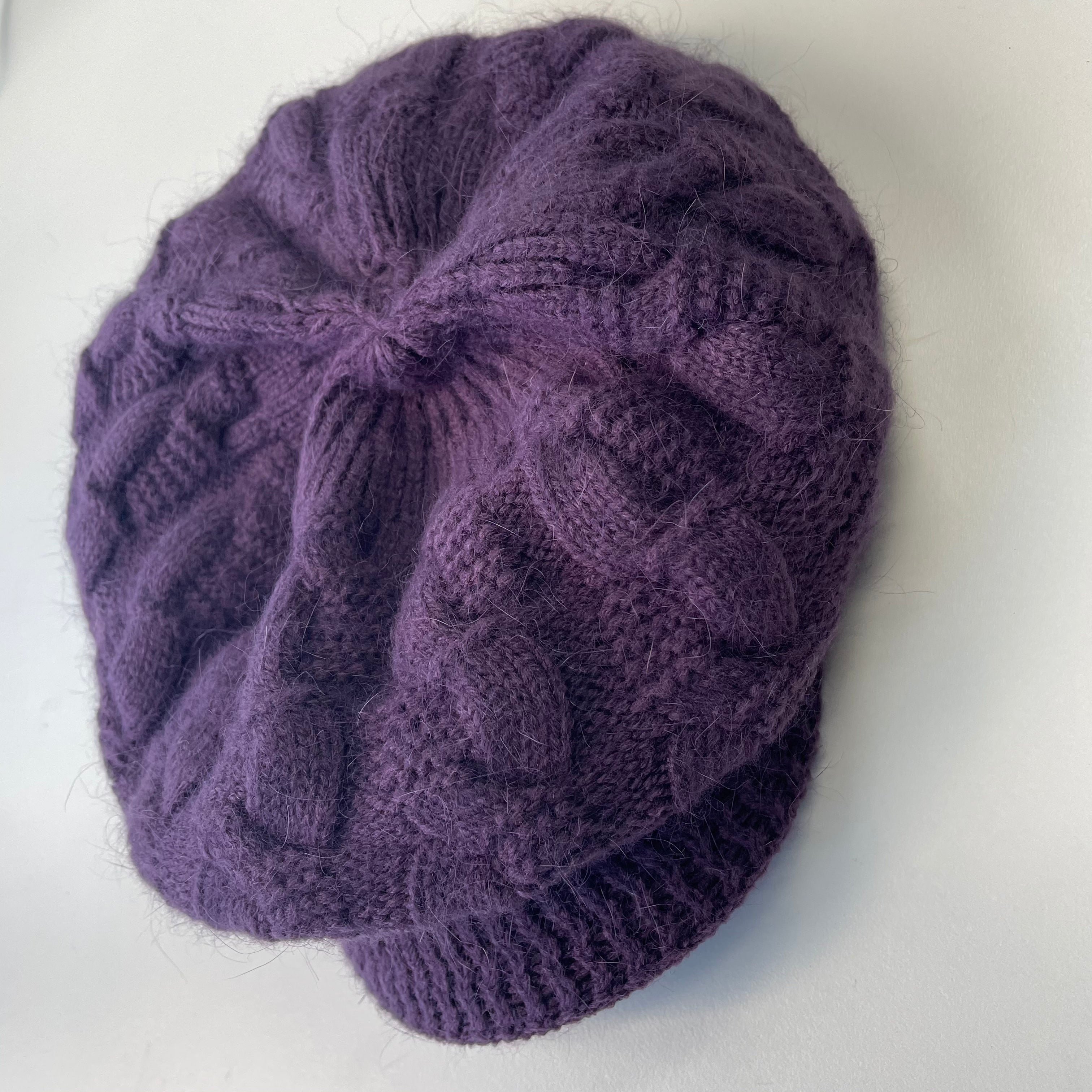 Knitted French Beret Cap Lightweight Ultra-Warm For College and Work